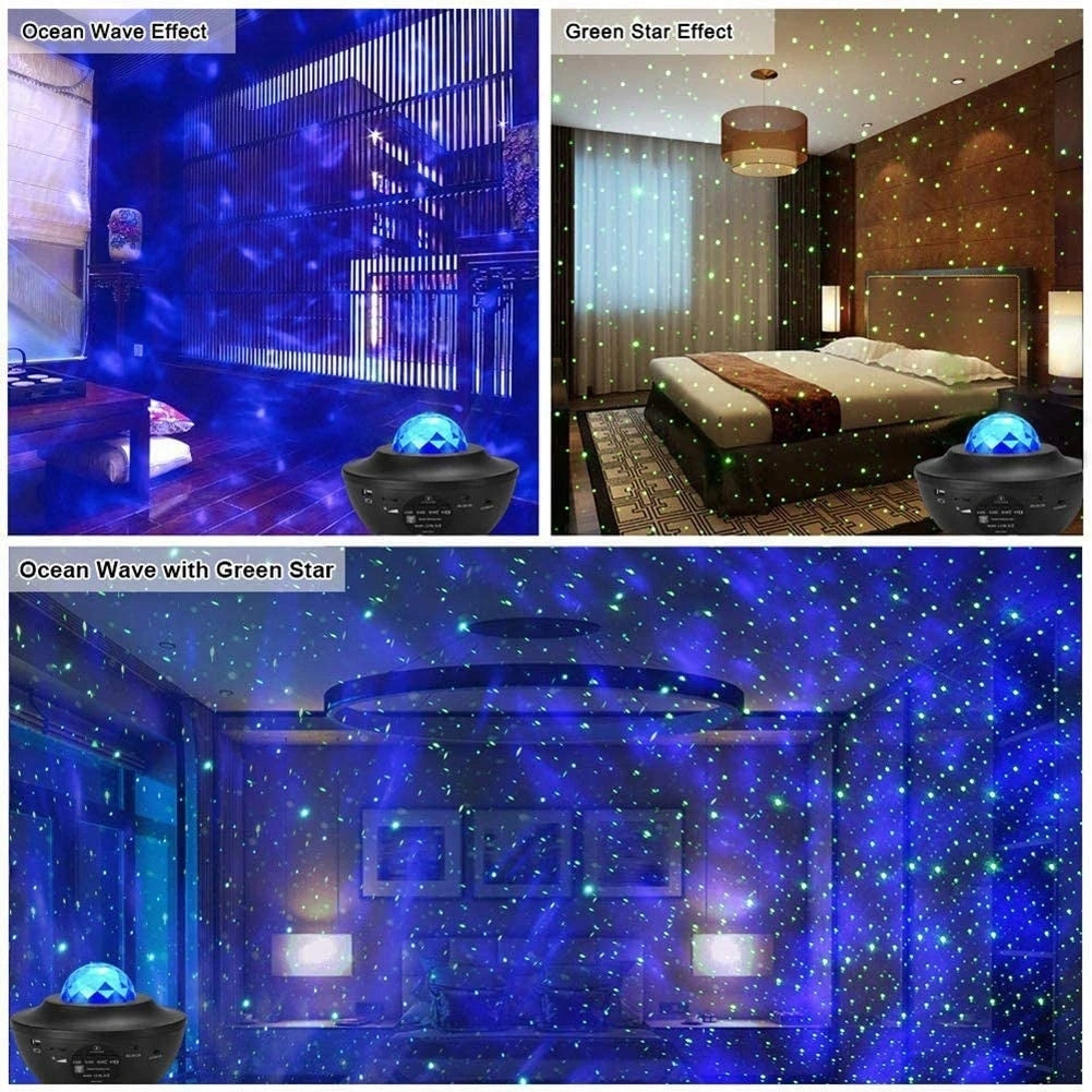 VOKSUN LEDstar projector, aurora effect + remote controlage 0 +colour blackpackaging dimensions approx. 17 x