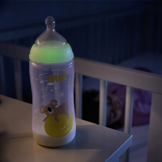 NUK NIGHT sada lahví 2x 300 ml KONTROLA TEPLOTY