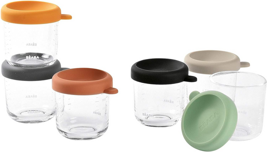 BEABA sklenené nádoby na potraviny 6x 250ml