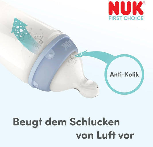NUK First Choice bottle nipples from 6 months, Flow Control, 2 pcs.