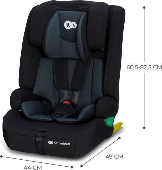 KINDERKRAFT SAFETY FIX 2 i-Size autosedačka 9-36kg skupina 1/2/3 ISOFIX