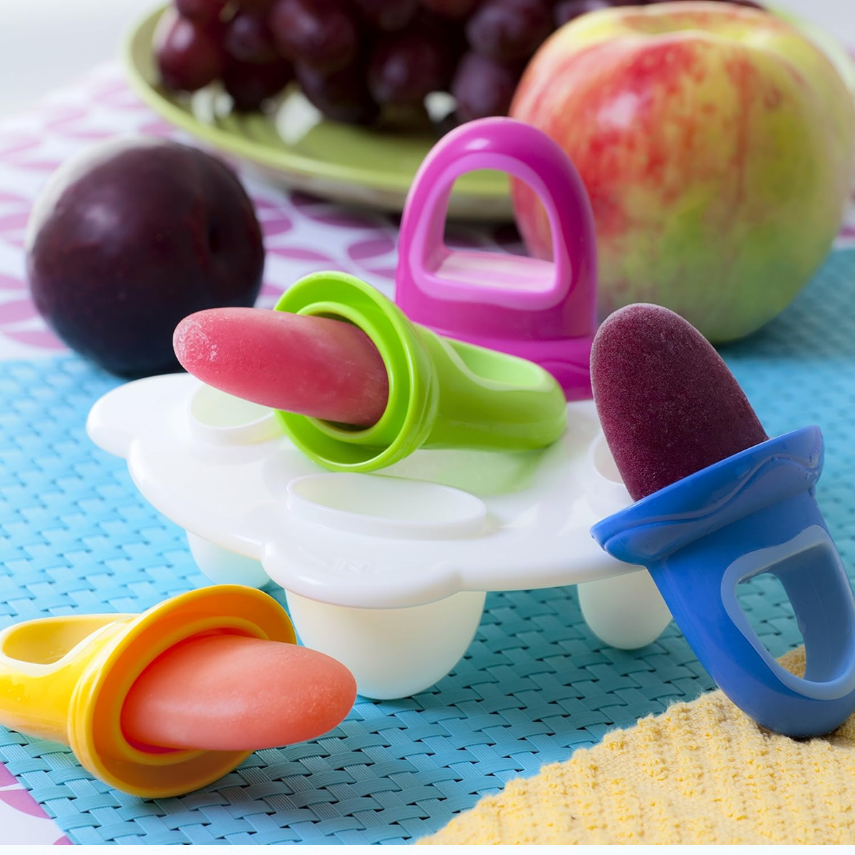 NUBY forma na zmrzlinu ve tvaru dudlíku 2 kusy + tác na zmrazování