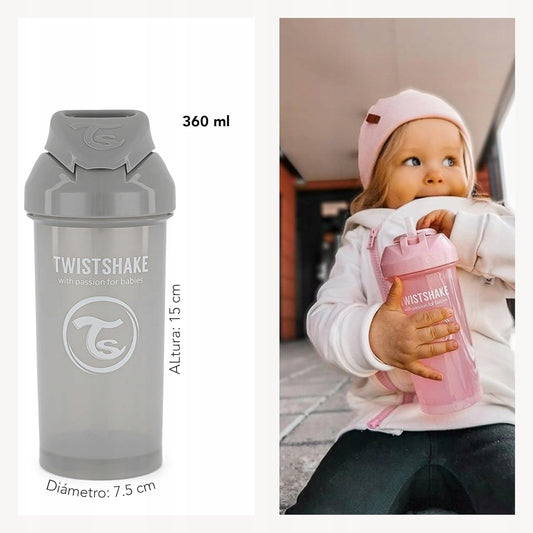 TWISTSHAKE επιστόμιο και 2 καλαμάκια για το ποτήρι STRAW CUP