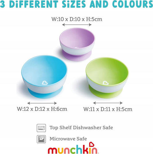 MUNCHKIN Stay Put suction cups. x3