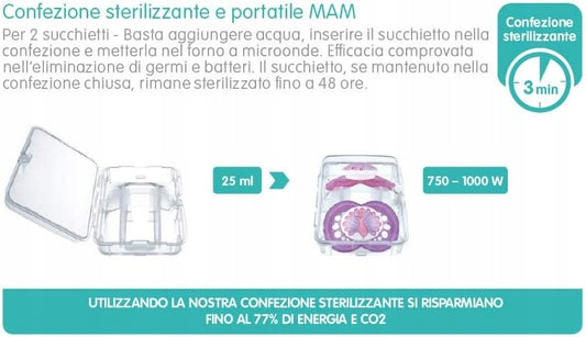 MAM ORIGINAL START orthodontic soothing pacifiers