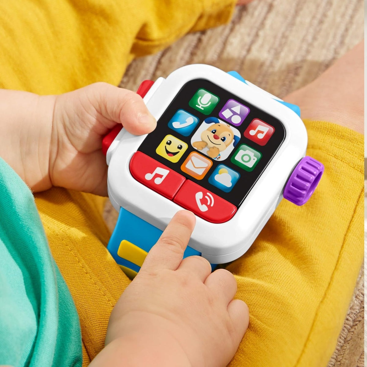 FISHER-PRICE interaktivní chytré hodinky 8,5 x 12 cm španělský jazyk