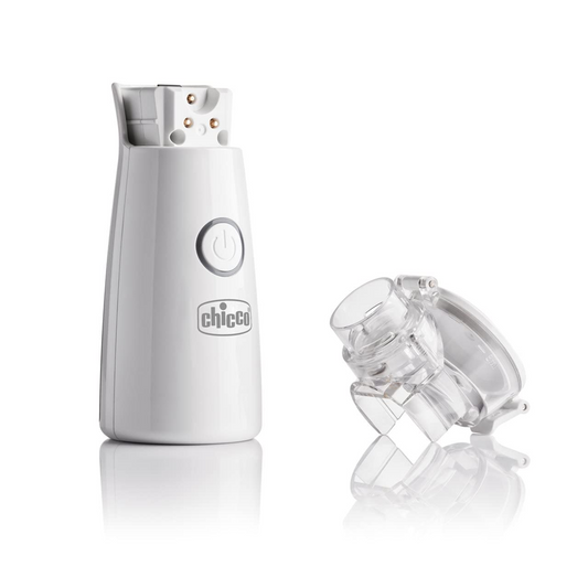 CHICCO EasyBreath Air Mesh kapesní nebulizér 12,5 cm + pouzdro