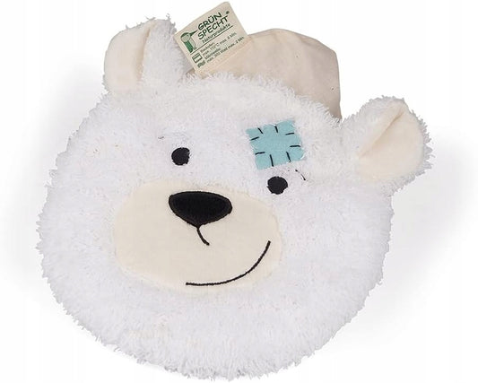 GRUNSPECHT Eisbär-WÄRMKISSEN mit Kirschkernen – Produktbild 2