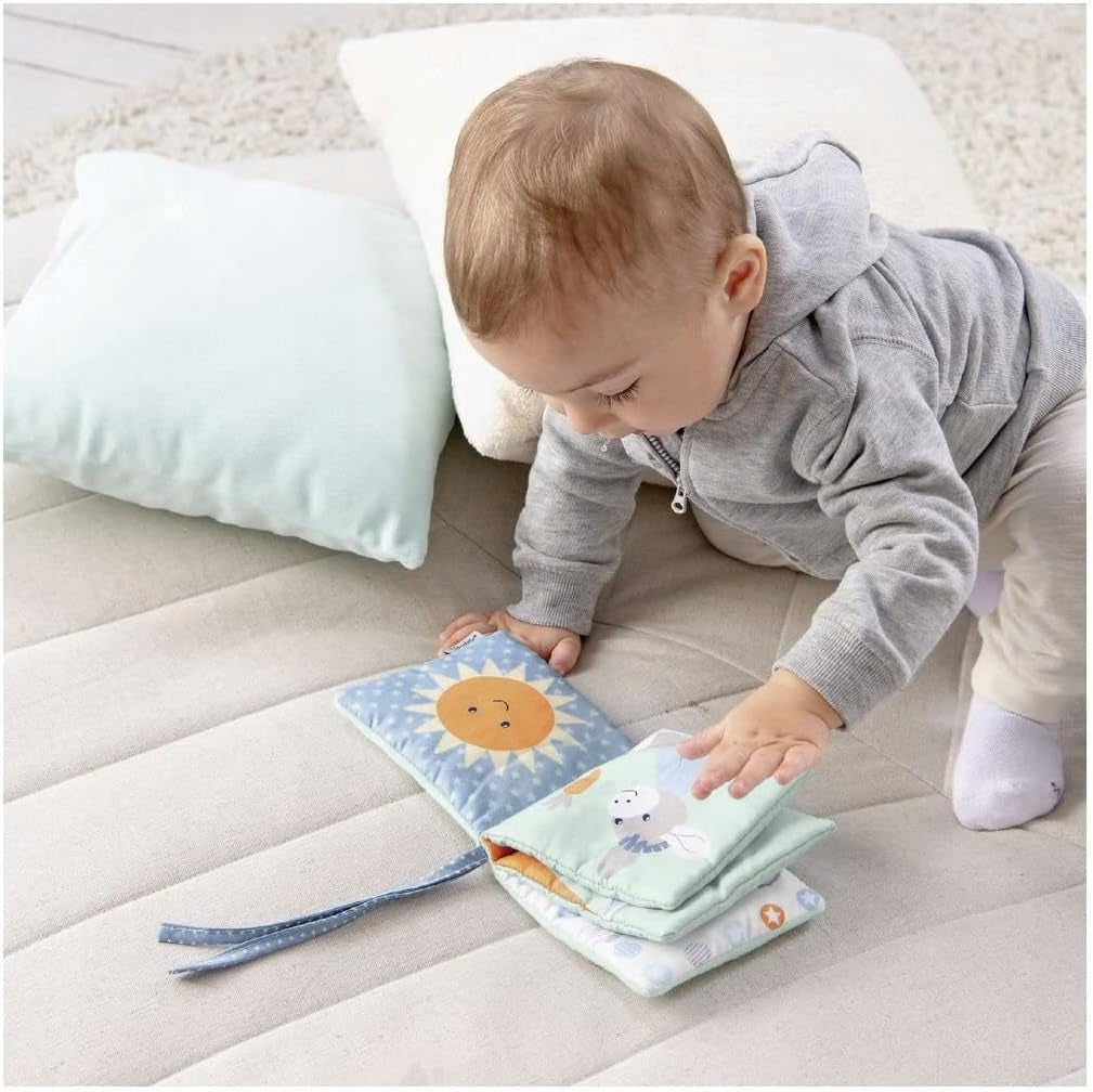 STERNTALER Donkey Emmisensory bookletage 0 +colour bluewidth 11 cm, length 13 cm (when closed)fabricfree of