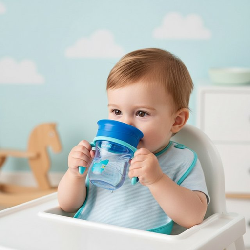 CHICCO Perfect Cup netečúci pohár s 360-stupňovým náustkom 200 ml 12 m+