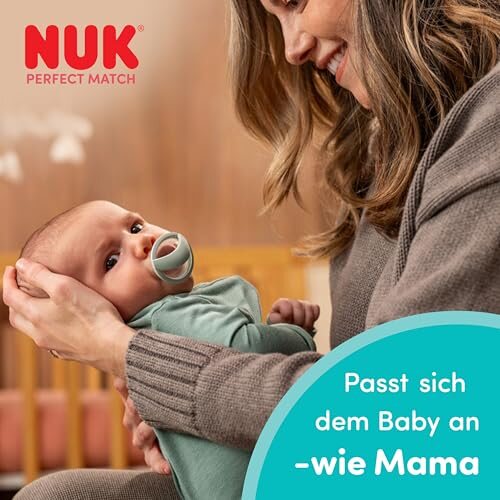 NUK Perfect Match dudlíky 0–6 měs. 2 ks zelený/modrý