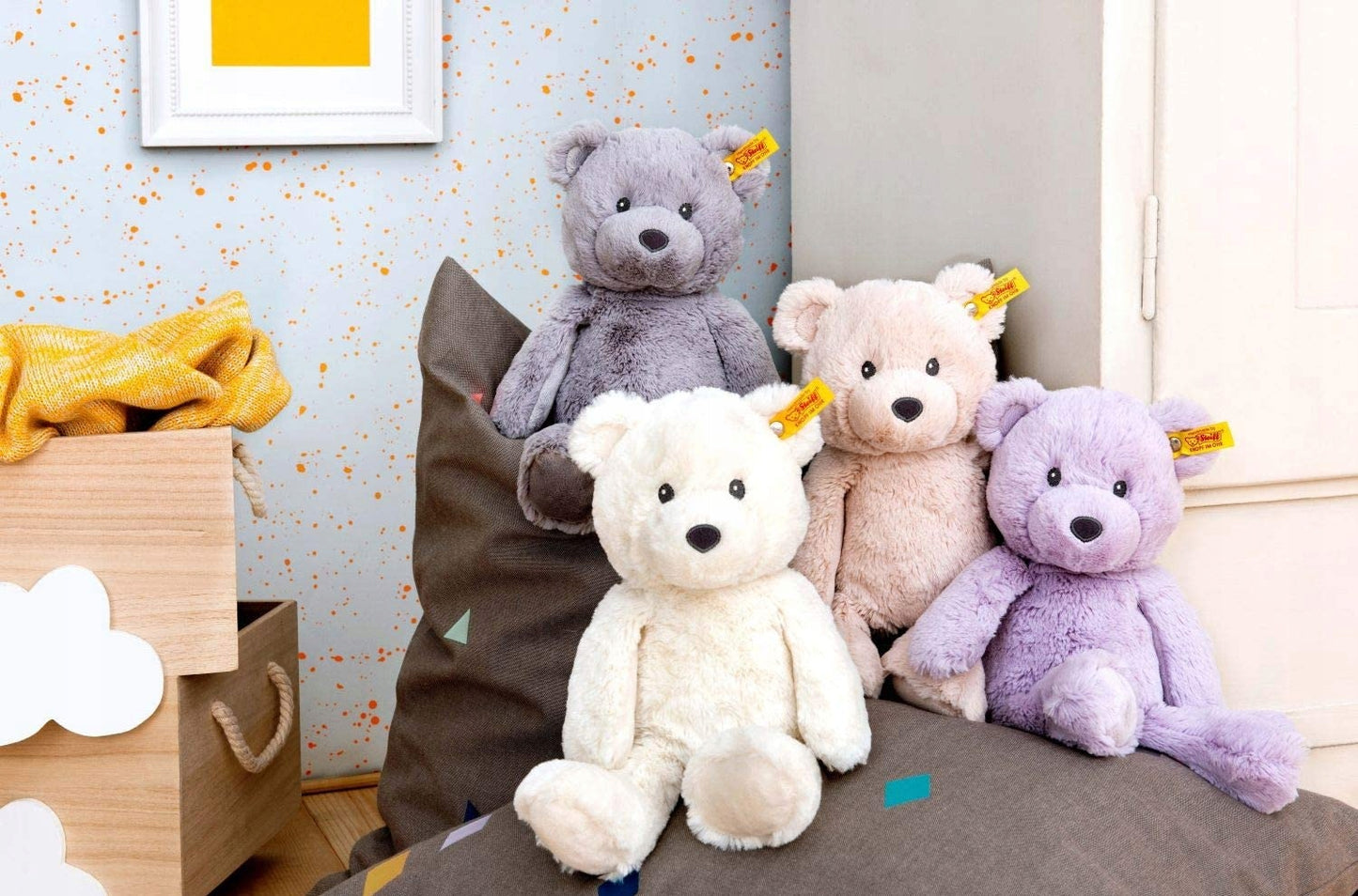 STEIFF Bearzy plüssmackó, 28 cm, bézs