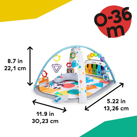 BABY EINSTEIN Kickin' Tunes 4v1 edukační podložka + hračky