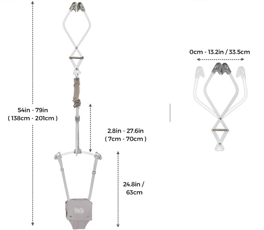 FUNLIO Hop skákadlo do dverí 6 – 24 mesiacov do 18 kg