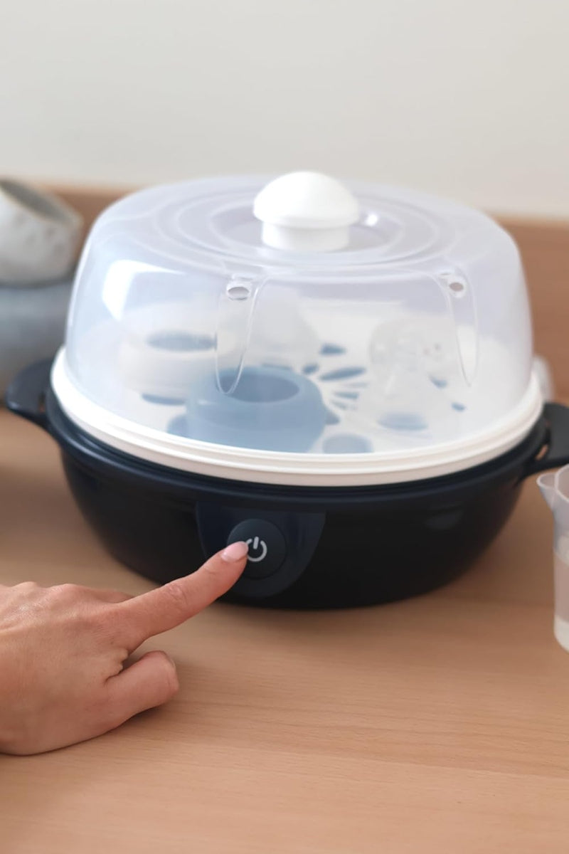 BEABA Steril'Express 2-in-1 STEAM STERILIZER + tongs and measuring cup