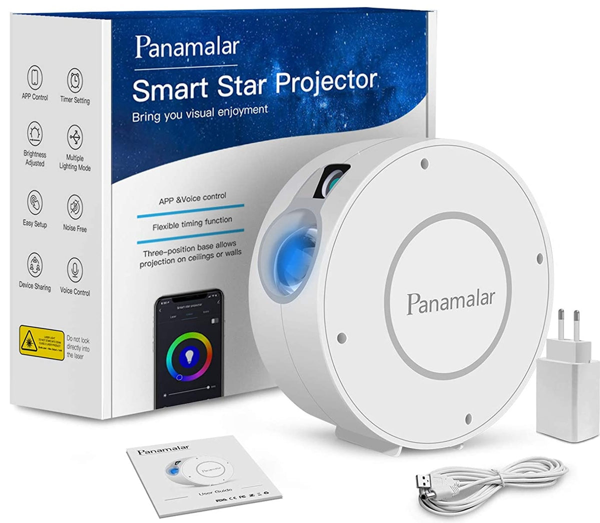 PANAMALAR SK20 projektor hvězd ovládání aplikací