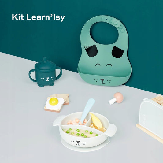 BABYMOOV LEARN'ISY sada nádobí 15-24 měsíců silikon