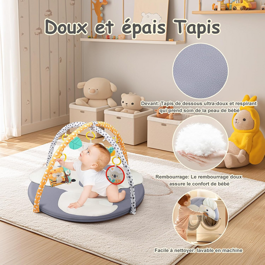 SUIHUOOO educational play mat with toys