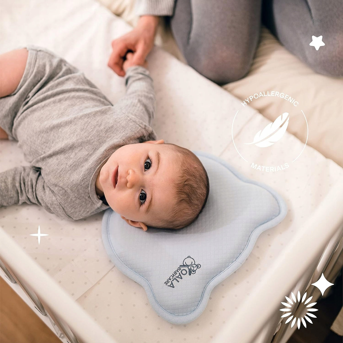 KOALA BABYCARE polštář pro kojence 0+ povlak
