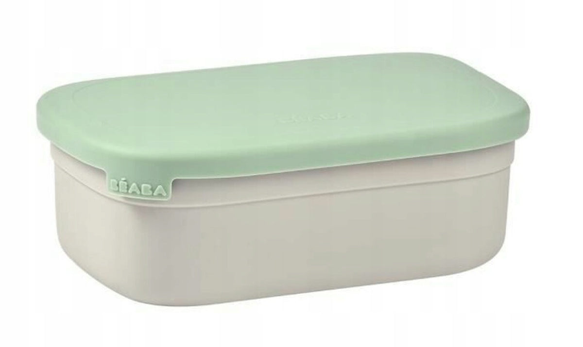 BEABA Svačinový box lunchbox NEREZOVÁ OCEL 760ml s přihrádkami