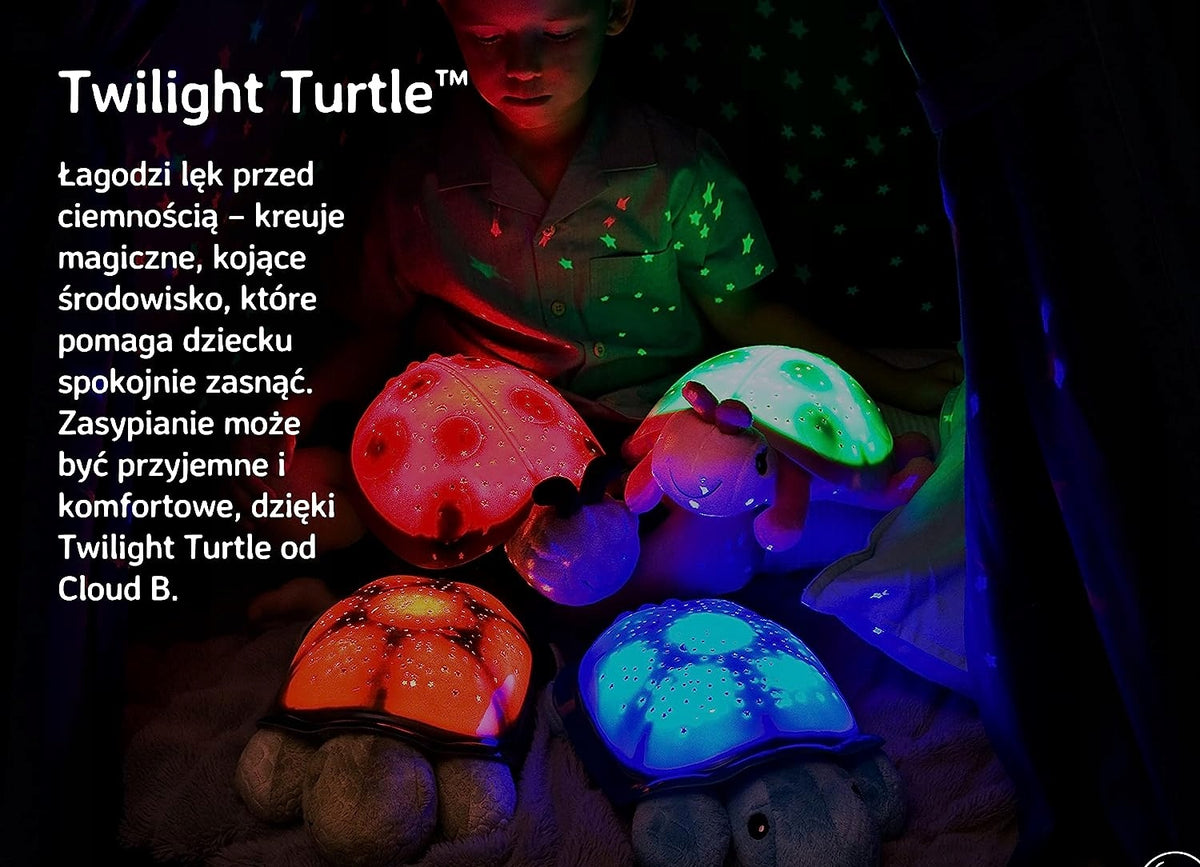 CLOUD B Twilight Turtle night light star projector 17 x 30 cm