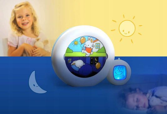 PABOBO Kid'Sleep Moon 3v1 tréninkový budík