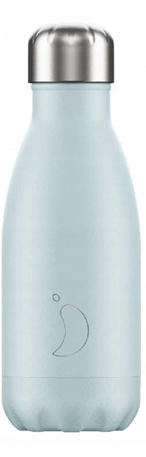 CHILLY'Sthermal bottlebluecapacity 260 mlmaterial stainless steelBPA freeNew conditionDamaged packaging or