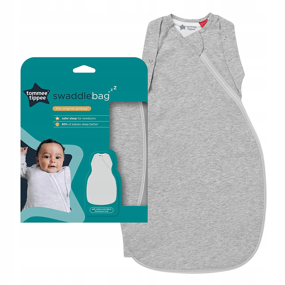 TOMMEE TIPPEE Schlafsack 2,5 TOG 3–6 Monate SWADDLEBAG – Produktbild 6