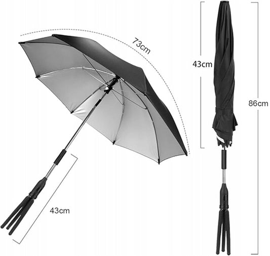 RIOGOO ochranný slunečník na kočárek průměr 73 cm UV 50+ voděodolný