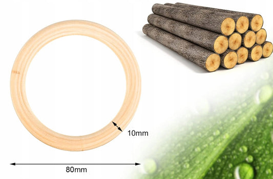 ROSEWINEC dřevěné kousátko DIY náramek prsten na hraní 1 kus
