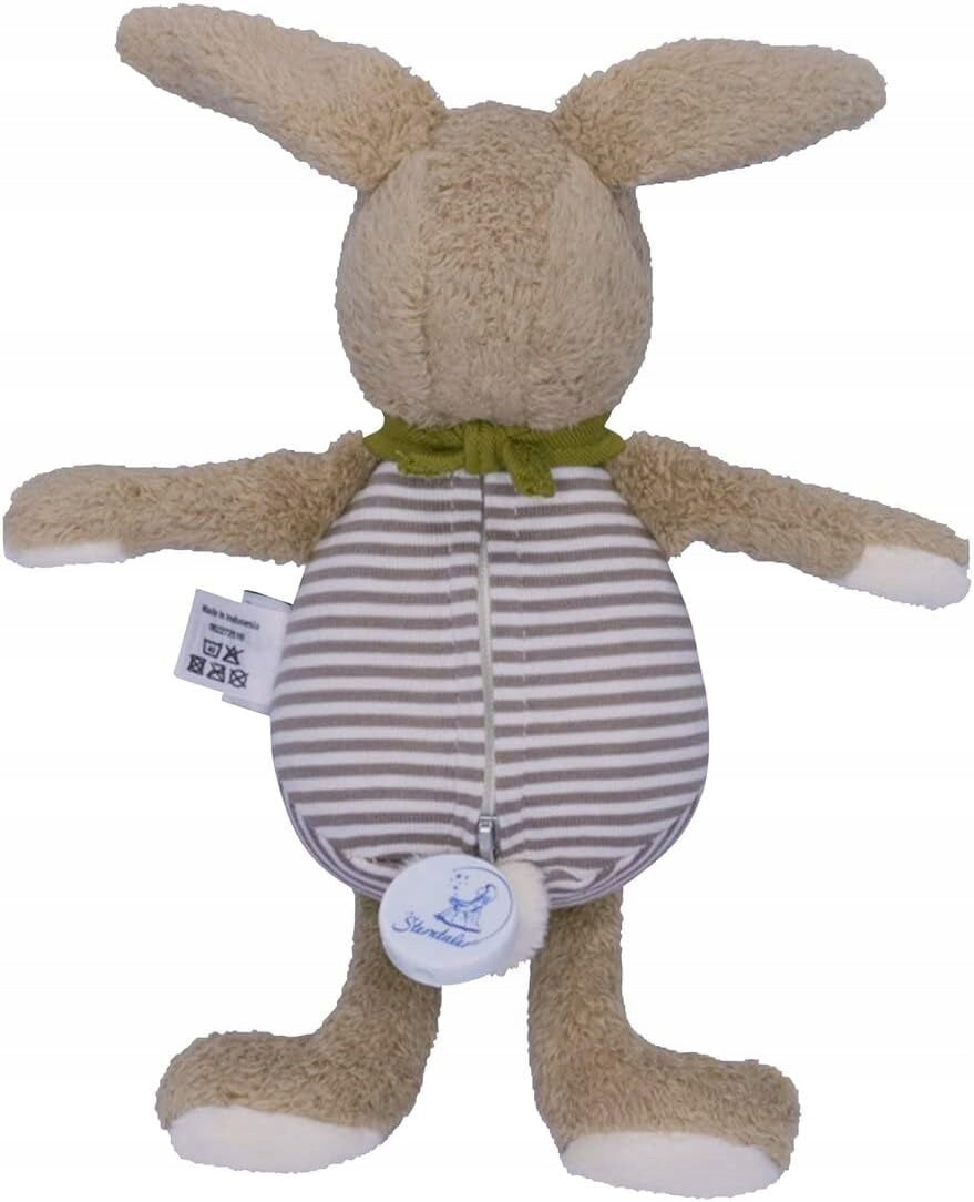 STERNTALER Happy rabbit cuddly toy with music box