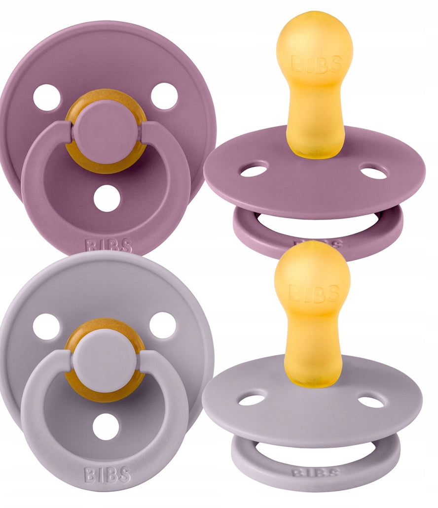 BIBS COLOUR dudlíky uklidňující 2pack kaučuk 0-6 měsíců