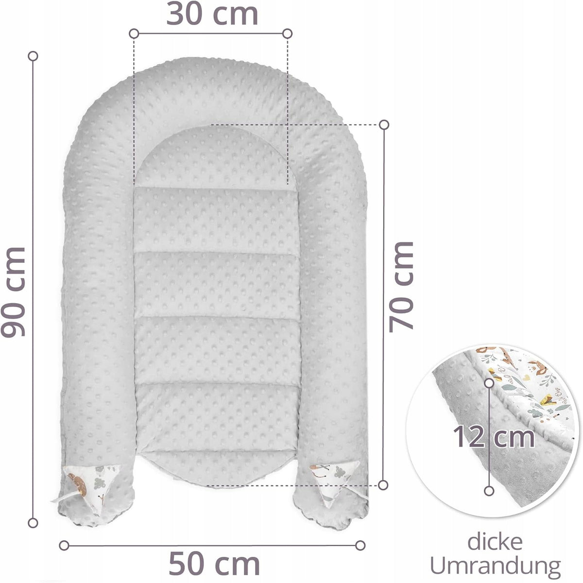 TOTSY BABY kokon, gniazdo dla niemowląt