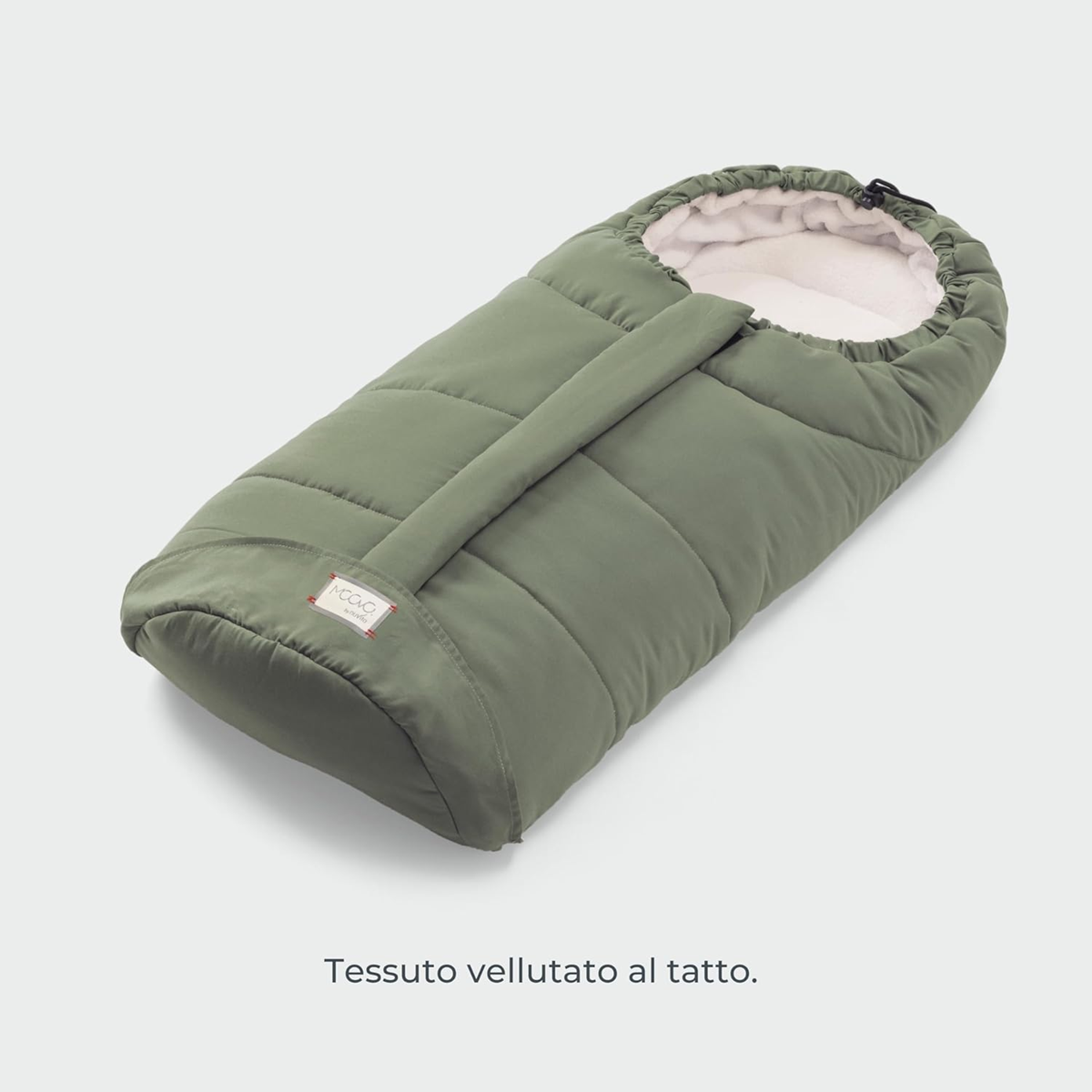 MOOVO NUVITA universeller Fußsack für Kinderwagen, 0–6 Monate, 80 cm – Produktfoto 6