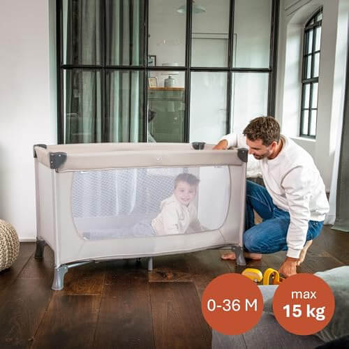 Hauck Dream N Play travel cot beige