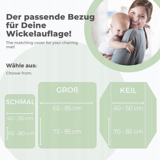 LILLY AND BEN 2x froté potah na přebalovací podložku