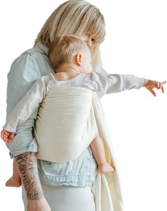 SHABANY fascia ad anelli per portare il bambino COTONE BIOLOGICO