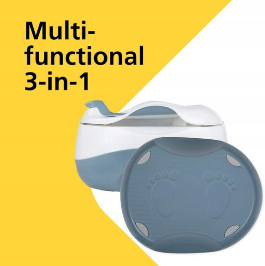 SAFETY 1ST 3-in-1 potty, potty, seat pad, footrest