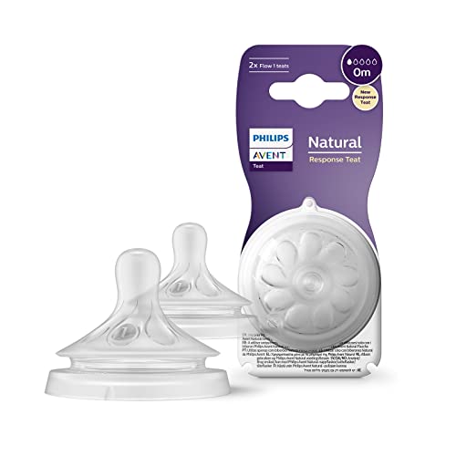 Philips Avent Natural Response Flow 1 teats 0m+ x2