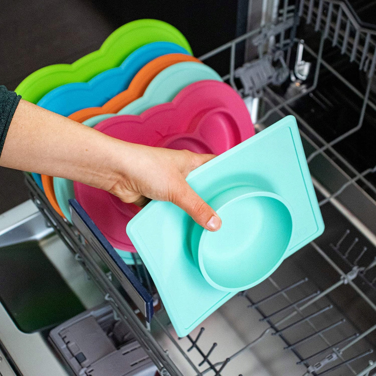 KOKOLIO non-slip placemat plate with 3 compartments