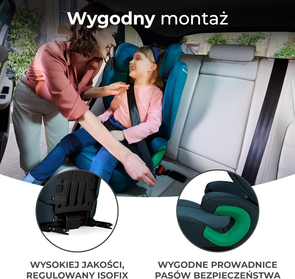KINDERKRAFT JUNIORFIX2 i-Size autosedačka 9-36kg skupina 1/2/3