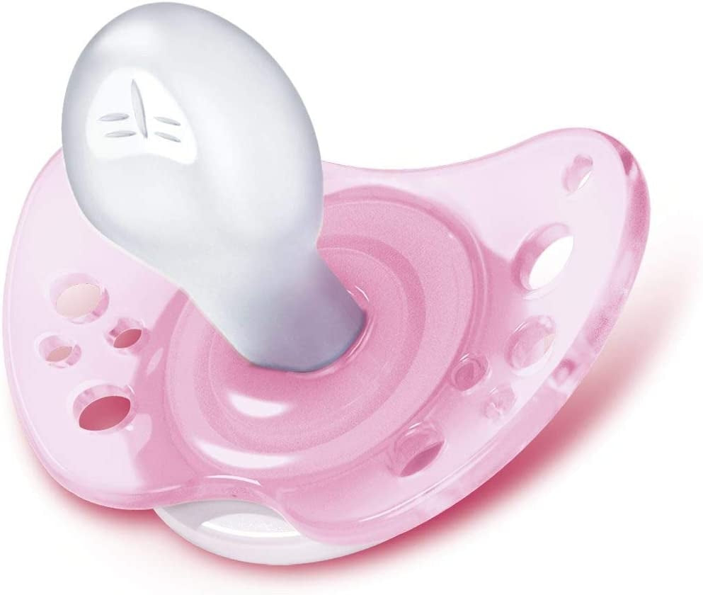 CHICCO MICRO PhysioForma dudlík x2 silikon 0-2m SVÍTÍ