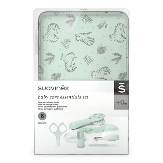 SUAVINEX sada pro péči o dítě 6 prvků + pouzdro TYGR