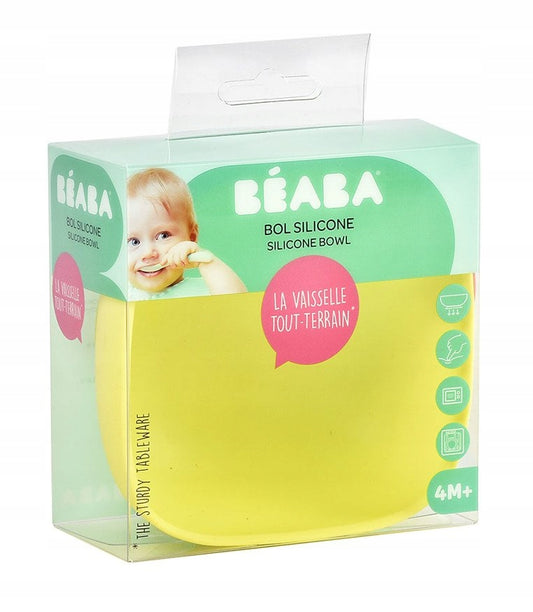 BEABA silicone bowl with suction cup