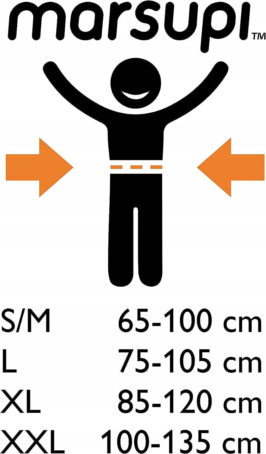 MARSUPI 2.0 ergonomické nosítko S/M 3,5 - 15 kg