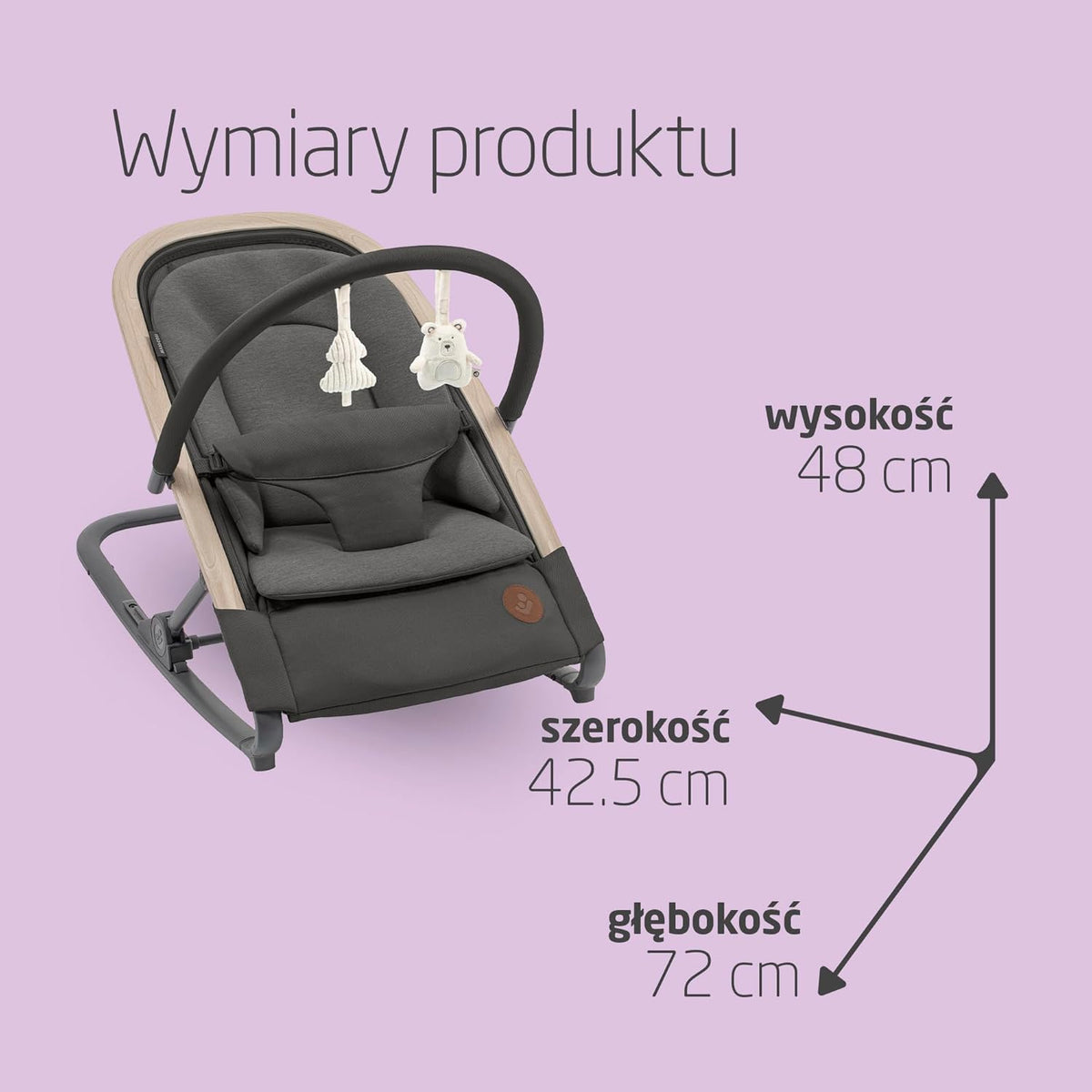 MAXI-COSI KORI 2v1 lehátko houpačka do 15kg