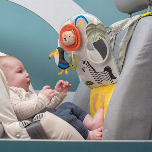 TAF TOYS centre d'activités pour voiture avec miroir