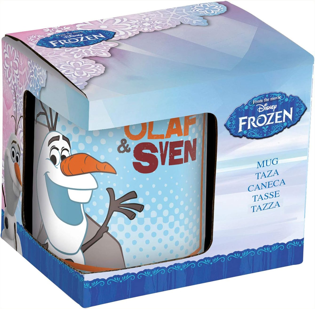 STOR Ledové království Olaf & Sven PORCELÁNOVÝ HRNEK 200 ml 8 let+