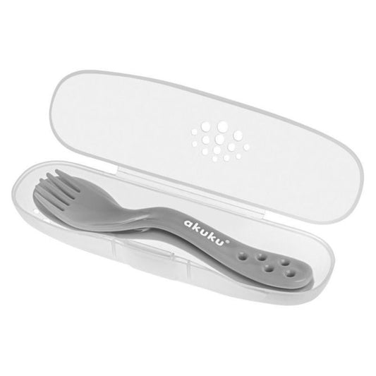 AKUKU príbor v puzdre lyžička a vidlička