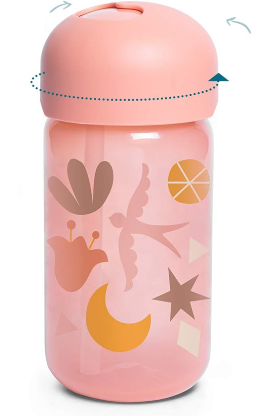 SUAVINEX Straw Trainer Cup drinkbeker met rietje 340 ml 18 m+